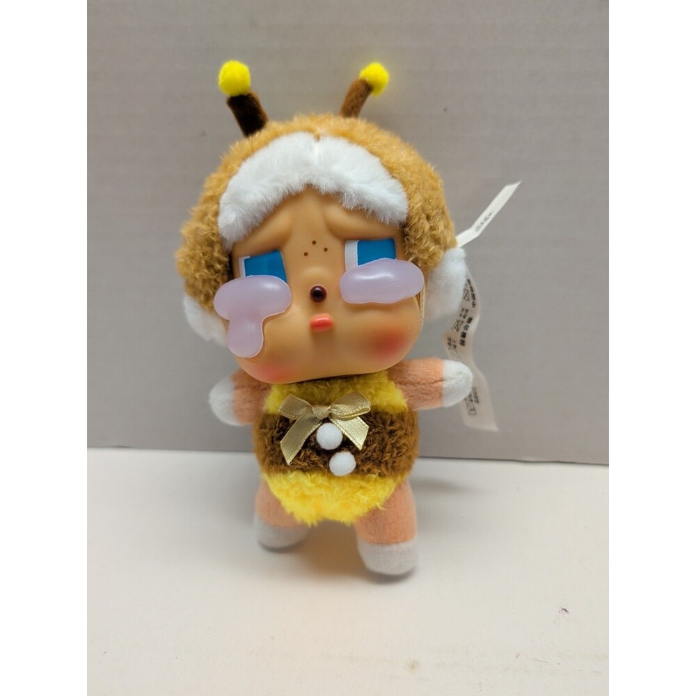 Pop Mart Crybaby Crying Again Plush Pendant Bee- Ill Bring You A Flower
